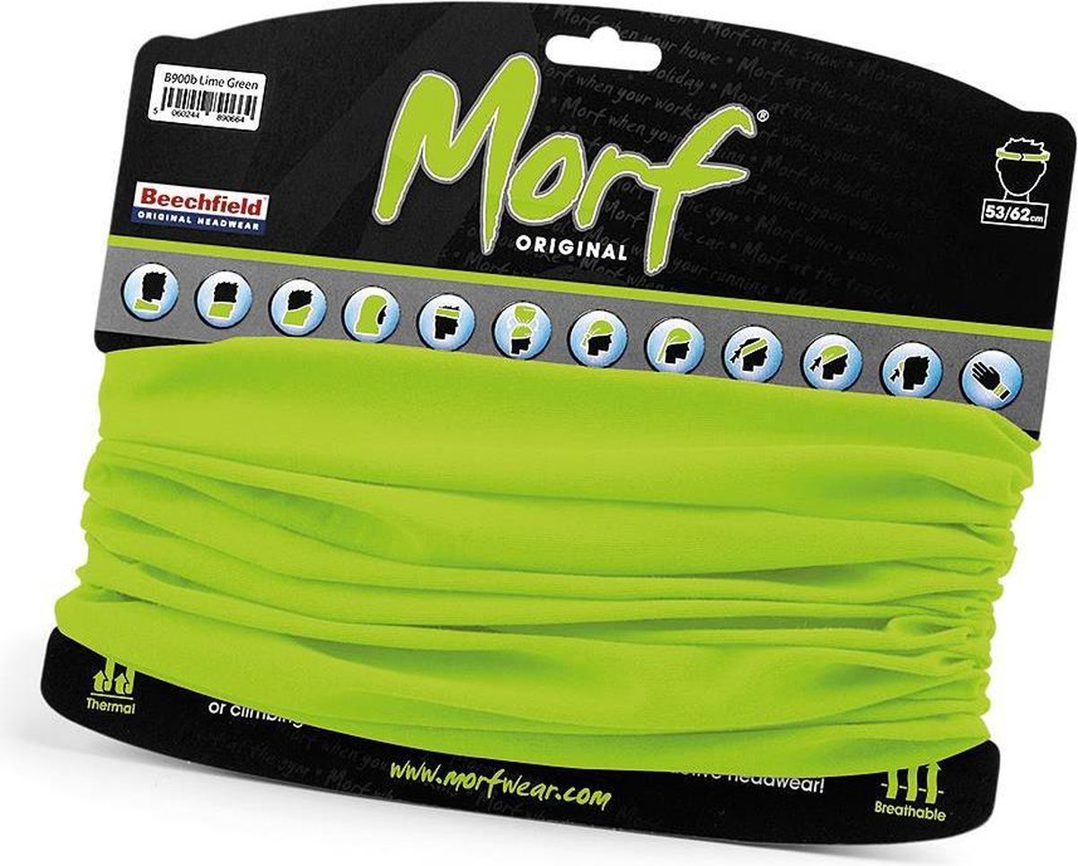morf junior faceshield  #lime green