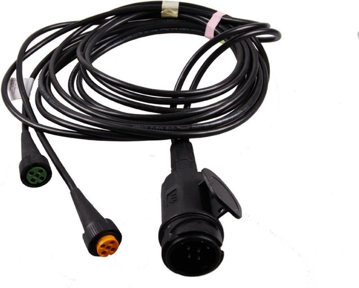 Hoofdkabel Aspock - 4 meter lang - 13-polig - voorzien van 2x 5-polige connector