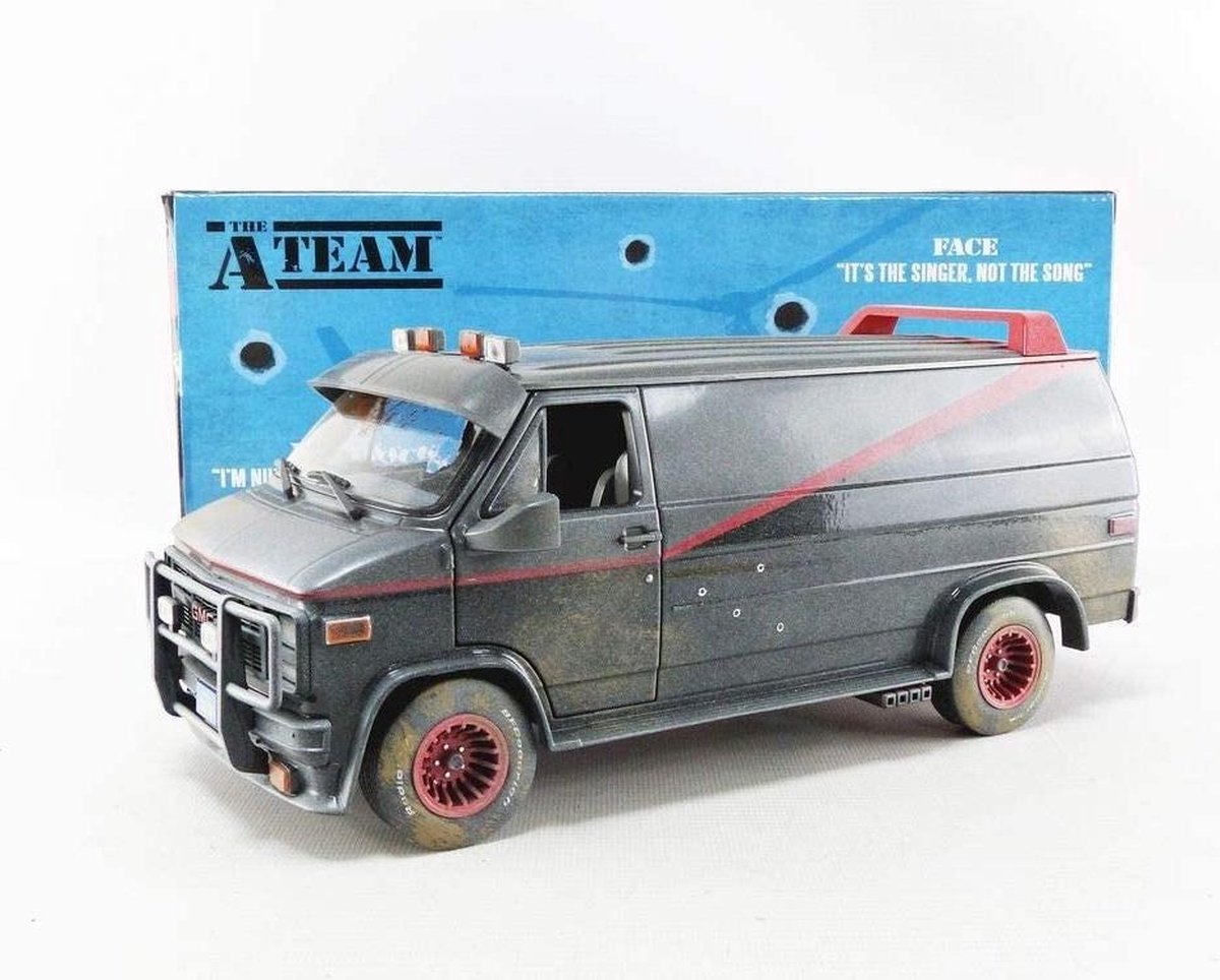 GMC Vandura 'The A-Team' 1983 (Weathered Version) - 1:18 - Greenlight