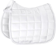 Eskadron Zadeldek  Classic Big Square Glossy - White - dressuur Full