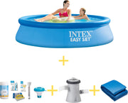 Intex Zwembad - Easy Set - 244 x 61 cm - Inclusief WAYS Onderhoudspakket