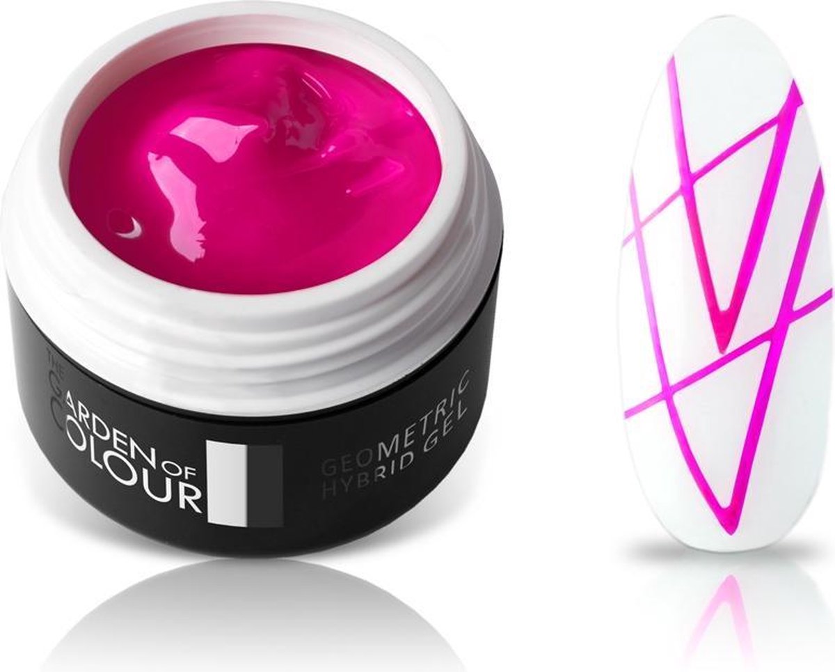Silcare - The Garden Of Colour Geometric Hybrid Gel Hybrid Gel For Decorated Pink 5G