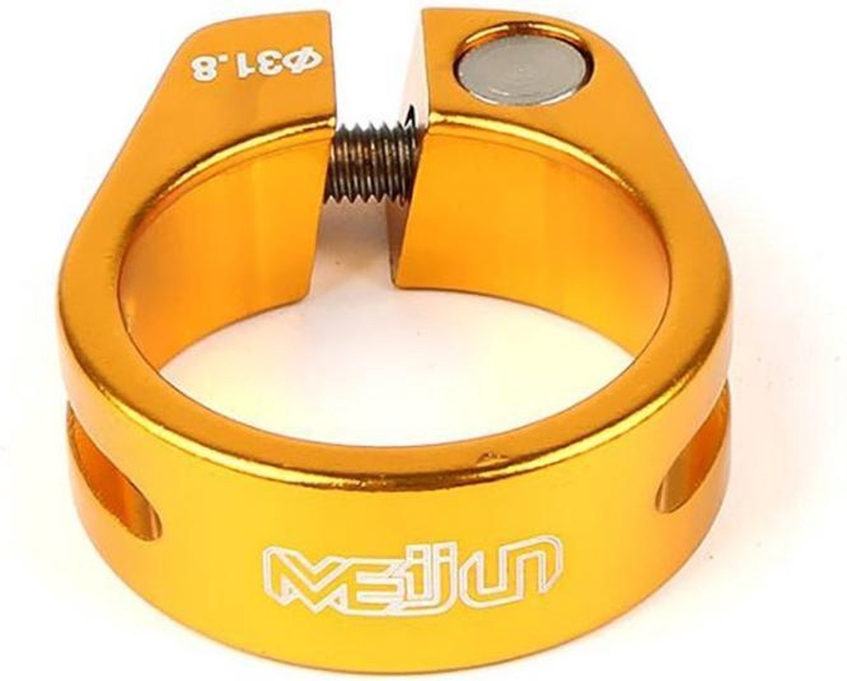 Qatrixx - Zadelpen Klem - aluminium - Goud - racefiets MTB