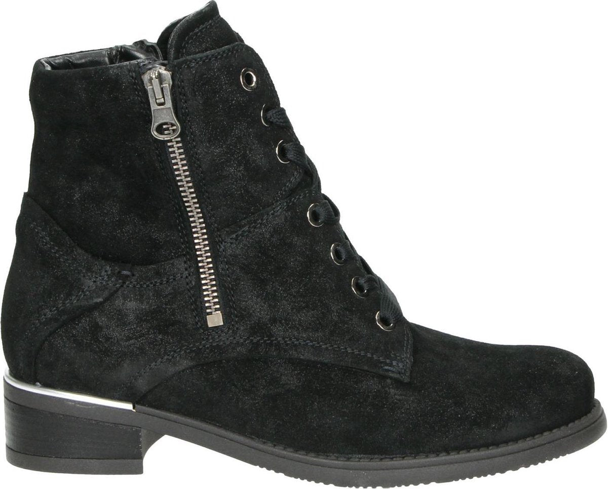 Waldläufer Hienna dames veterboot - Zwart - Maat 43+