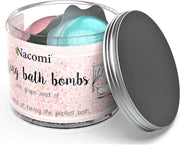 Nacomi Fizzing Bath Bombs - Summer in Greece & Sweet Raspberry Cupcake (4 stuks)
