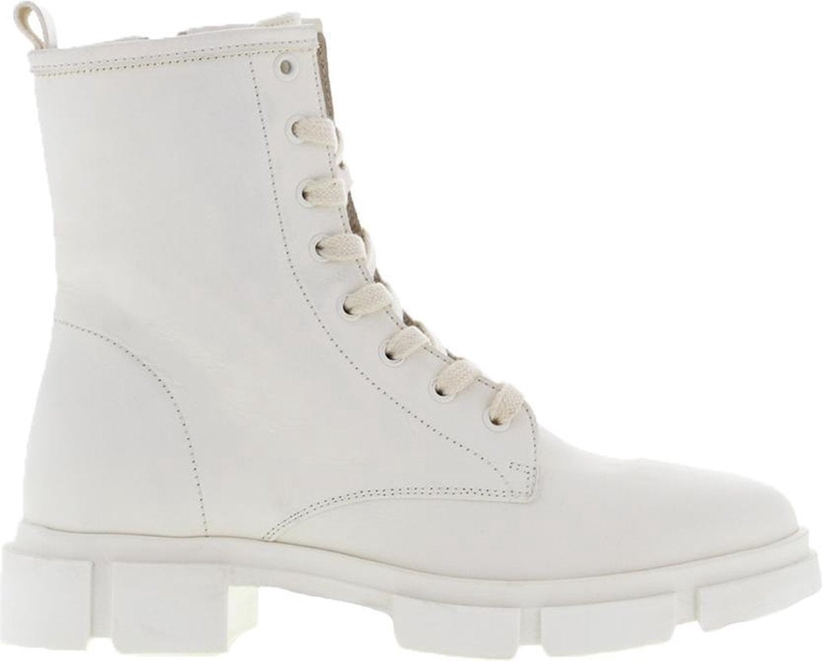 Tango | Romy 8-c bone white leather boot - bone white sole | Maat: 38