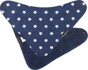 Mum2Mum - Fashion Bandana Wonderslab Katoen - Marineblauw/Witte Sterren