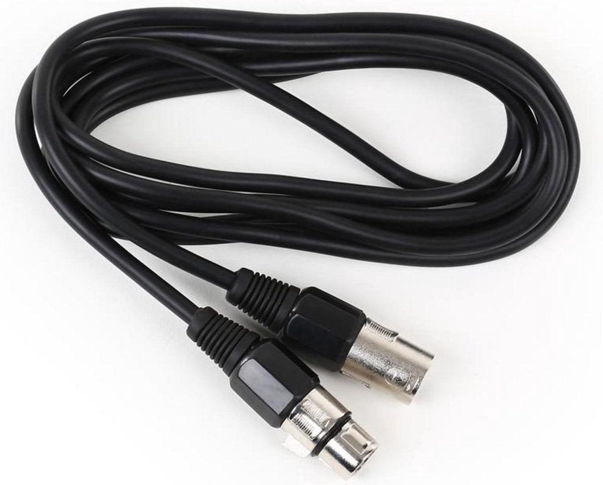 XLR-kabel 3m mannelijk naar vrouwelijk