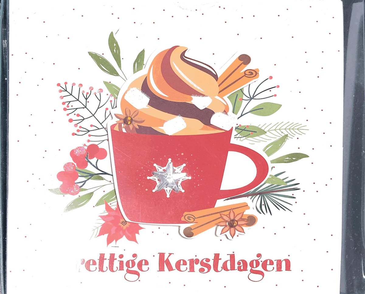 8 Luxe kerstkaarten met enveloppen|2 designs |Kerstkaart - Kerstkaart met envelop - Wenskaart - Kerstboom - Kerstcadeau- Algemene kaart – Feest - Set van 8 stuks