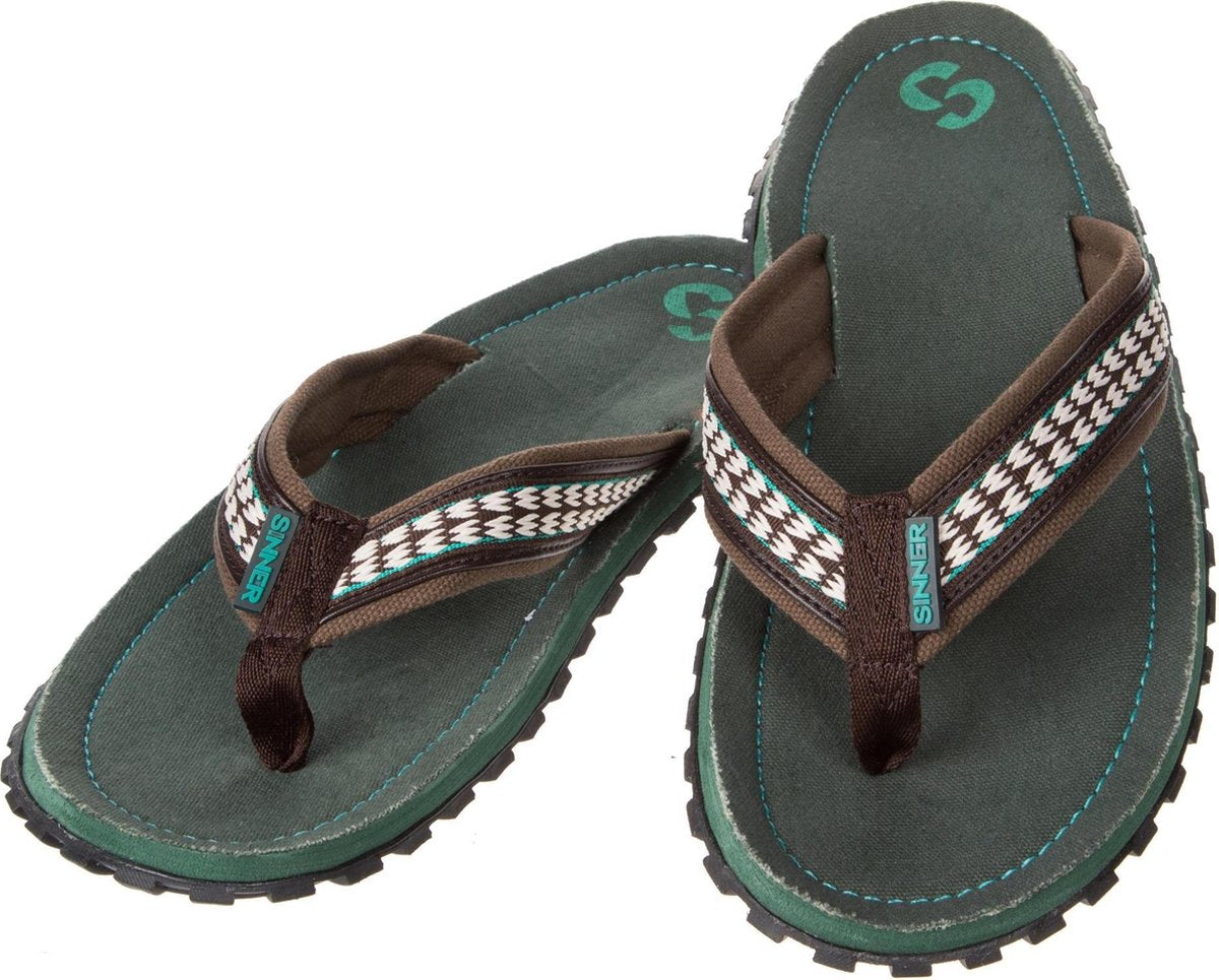 Sinner Beach Slaps IV Unisex Slippers - Groen - 46