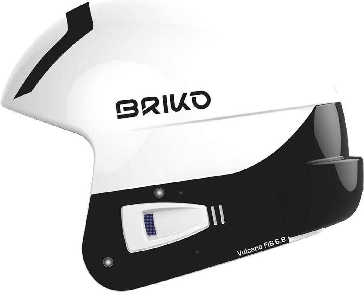 Briko Vulcano Fis 6.8 Helmet Shiny White Black - Maat 60