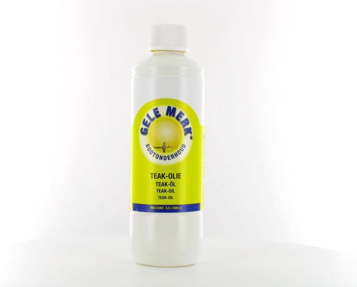 Gele Merk Teak Olie - 0.5 Liter