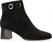 Regarde le Ciel  - Ines enkellaars suede - Womens - Black - 40