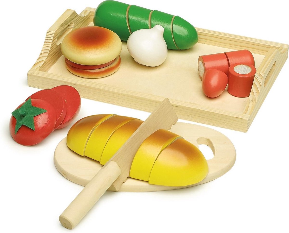 Base Toys houten lunch set