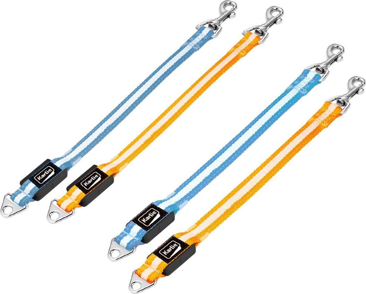 Visio leash extentsion orange/white 2