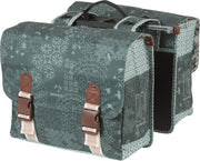 Basil Bohème Dubbele fietstas MIK - Groen - 35 Liter