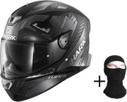 Shark Skwal 2 Venger Mat Zwart Anthracite Anthracite KAA Integraalhelm - Motorhelm -  Maat XS
