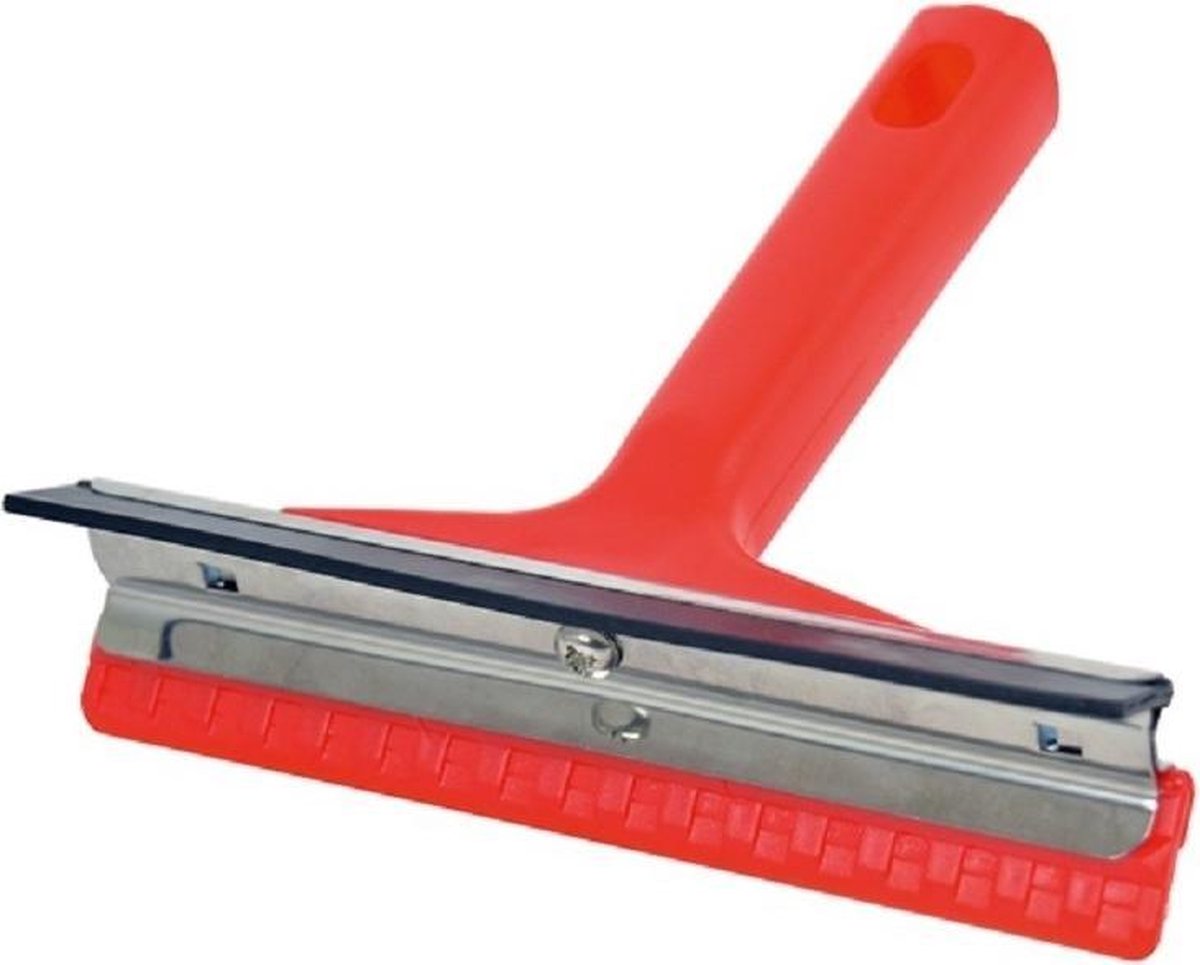 IJskrabber/ijsschraper met raamwisser 17 cm