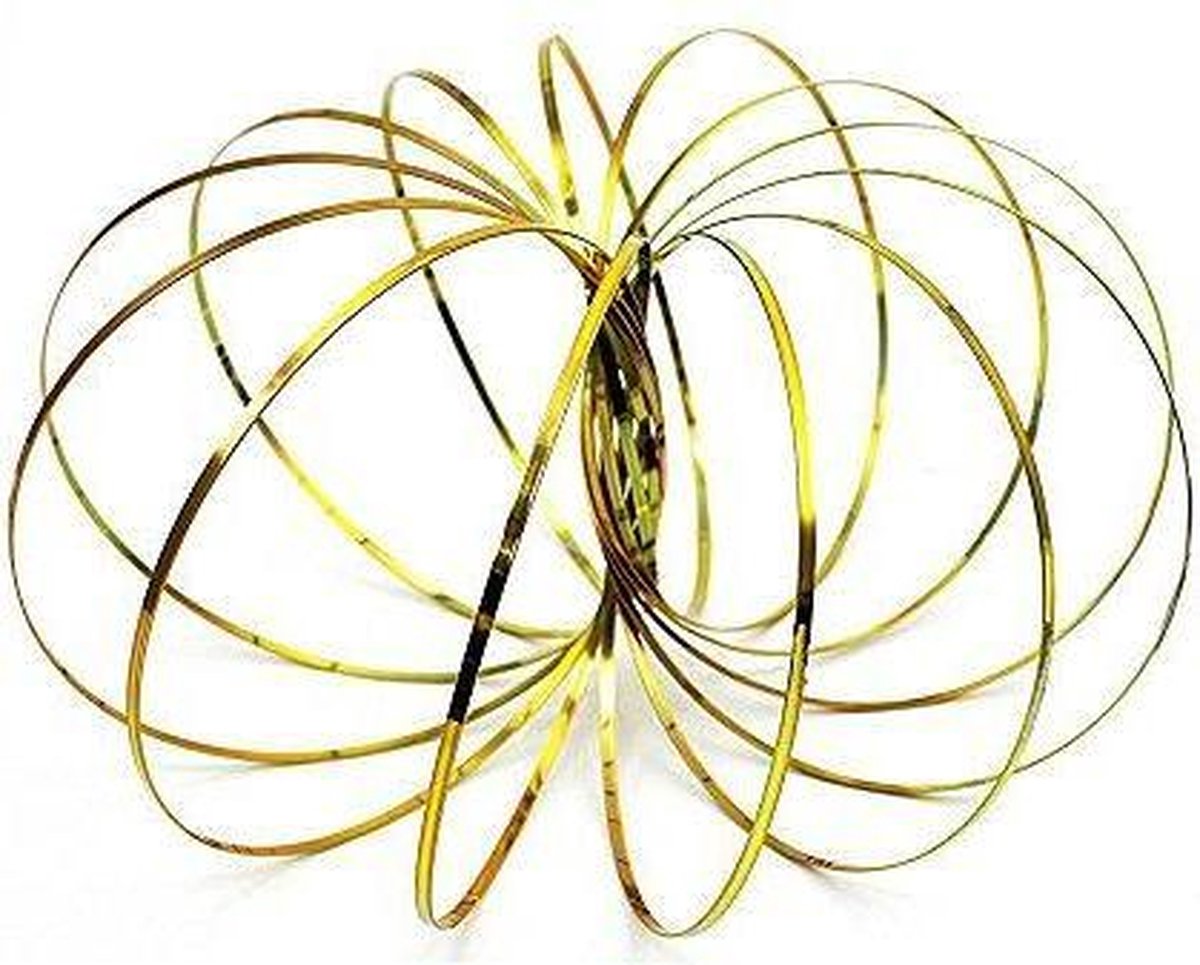 Magic Metal Rings | RVS Flow Ring 3D | 3D Toroflux Flow Ring | Magische Armband | Nieuwe Rage | Kleur Goud