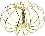 Magic Metal Rings | RVS Flow Ring 3D | 3D Toroflux Flow Ring | Magische Armband | Nieuwe Rage | Kleur Goud