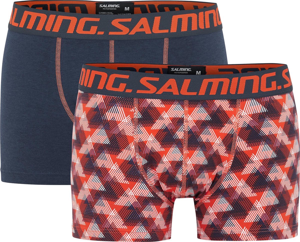 De beste boxershorts- Salming- heren- free- 2 stuks- maat M - rood/blauw