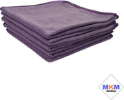 Paarse Microvezeldoek 5 Stuks - Schoonmaakdoeken van Microvezel  - Geschikt als Raamdoeken - Auto Poets Doeken - Microvezeldoeken voor Auto - Reinigingsdoek 40x40cm