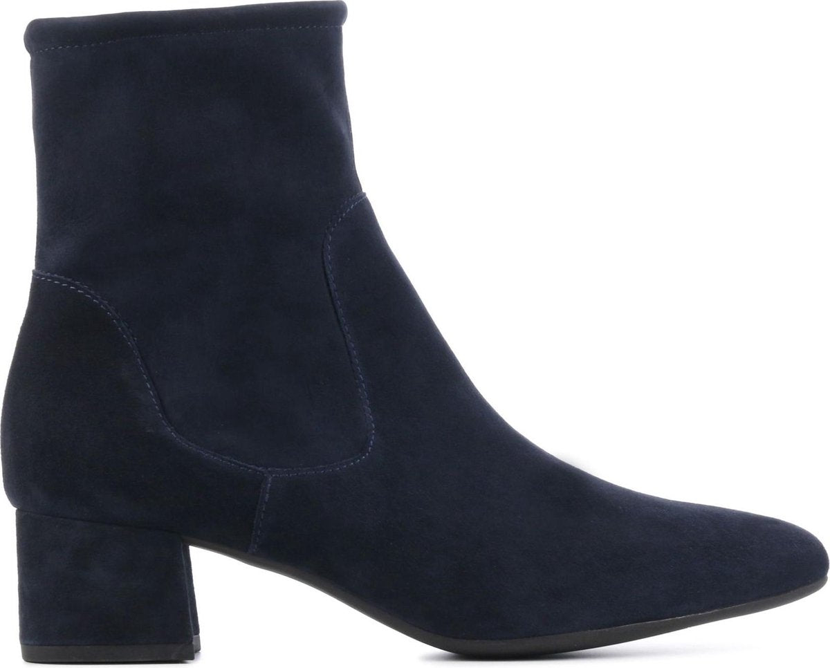 Peter Kaiser Vrouwen Suède  Enkellaarsjes / Laarzen / Damesschoenen Plus 91619 - Blauw - maat 37