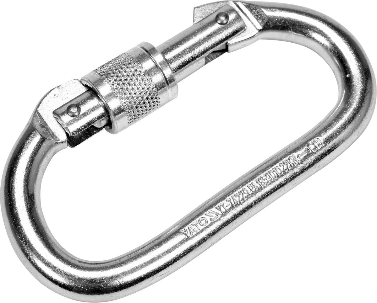 Karabijnhaak - 115 x 55 mm - zelf sluitend - twistlock - 22 kN