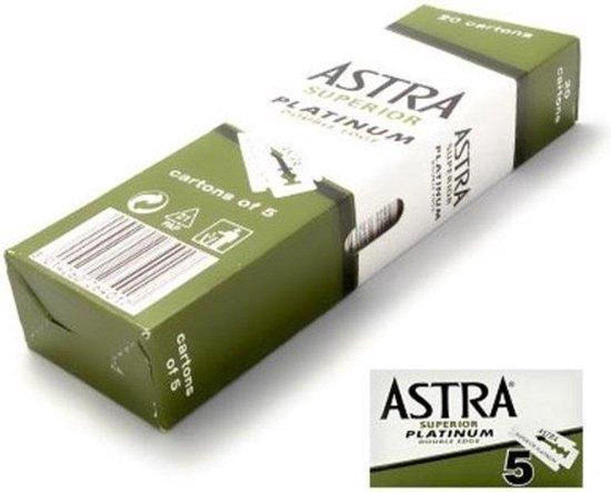 Astra Razor Blade Scheermesjes mannen - 300 STUKS - Double Edge scheermesjes - Shavette - Voor gezicht - safety razor blades