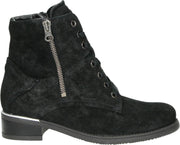 Waldläufer Hienna dames veterboot - Zwart - Maat 38+