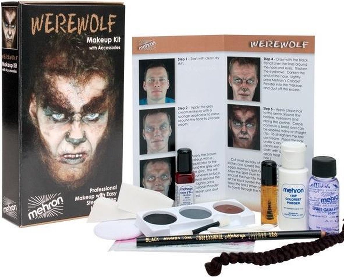 Mehron Character Makeup Kit - Werewolf