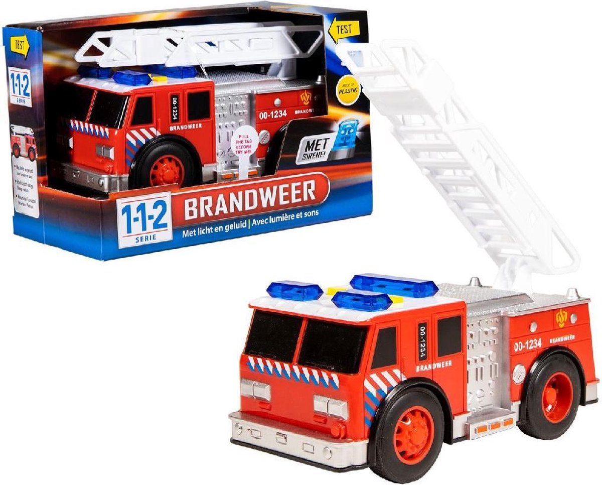 112 Rescue Racers Brandweer met Licht & Geluid
