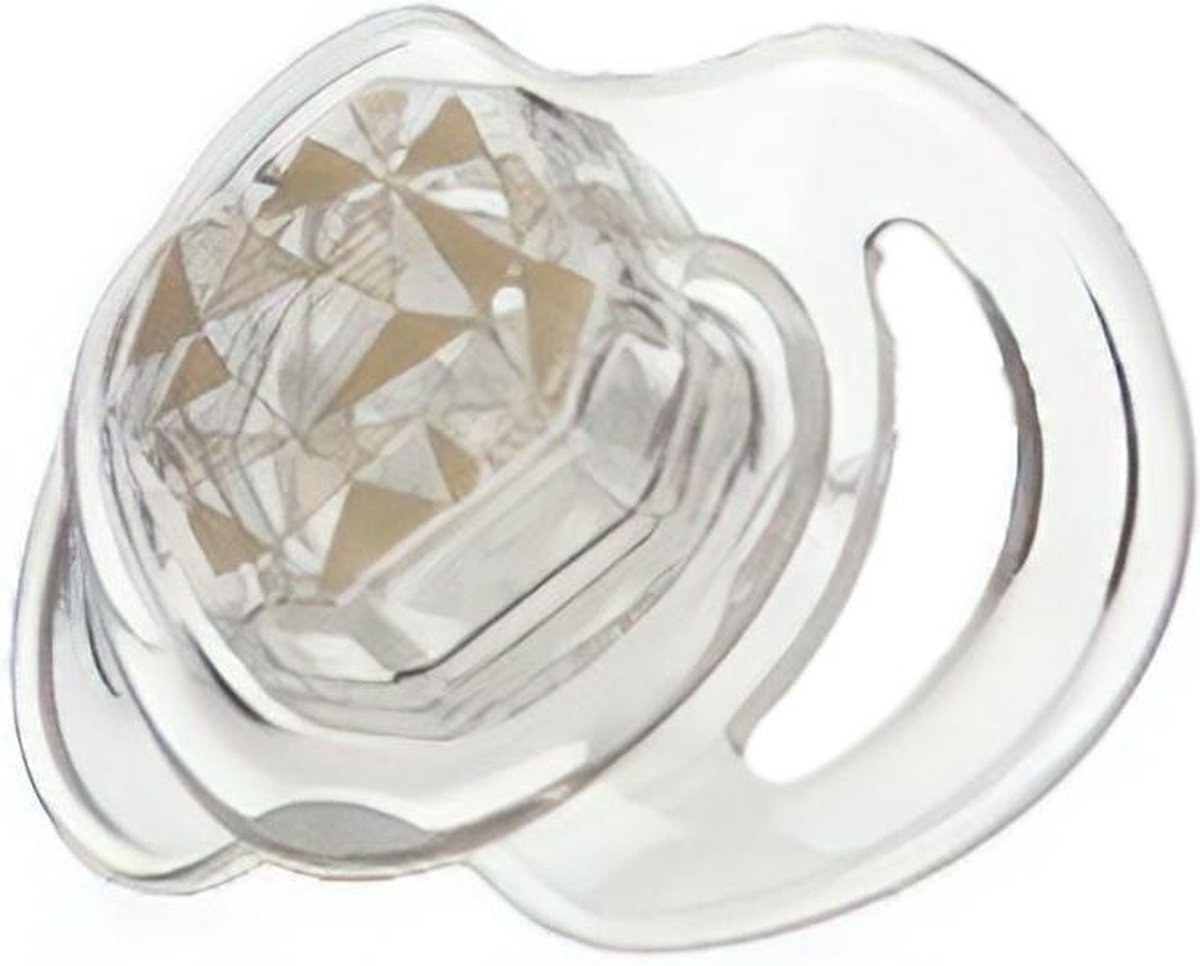 Nuby Fopspeen Little Gems Goud Diamantvormig