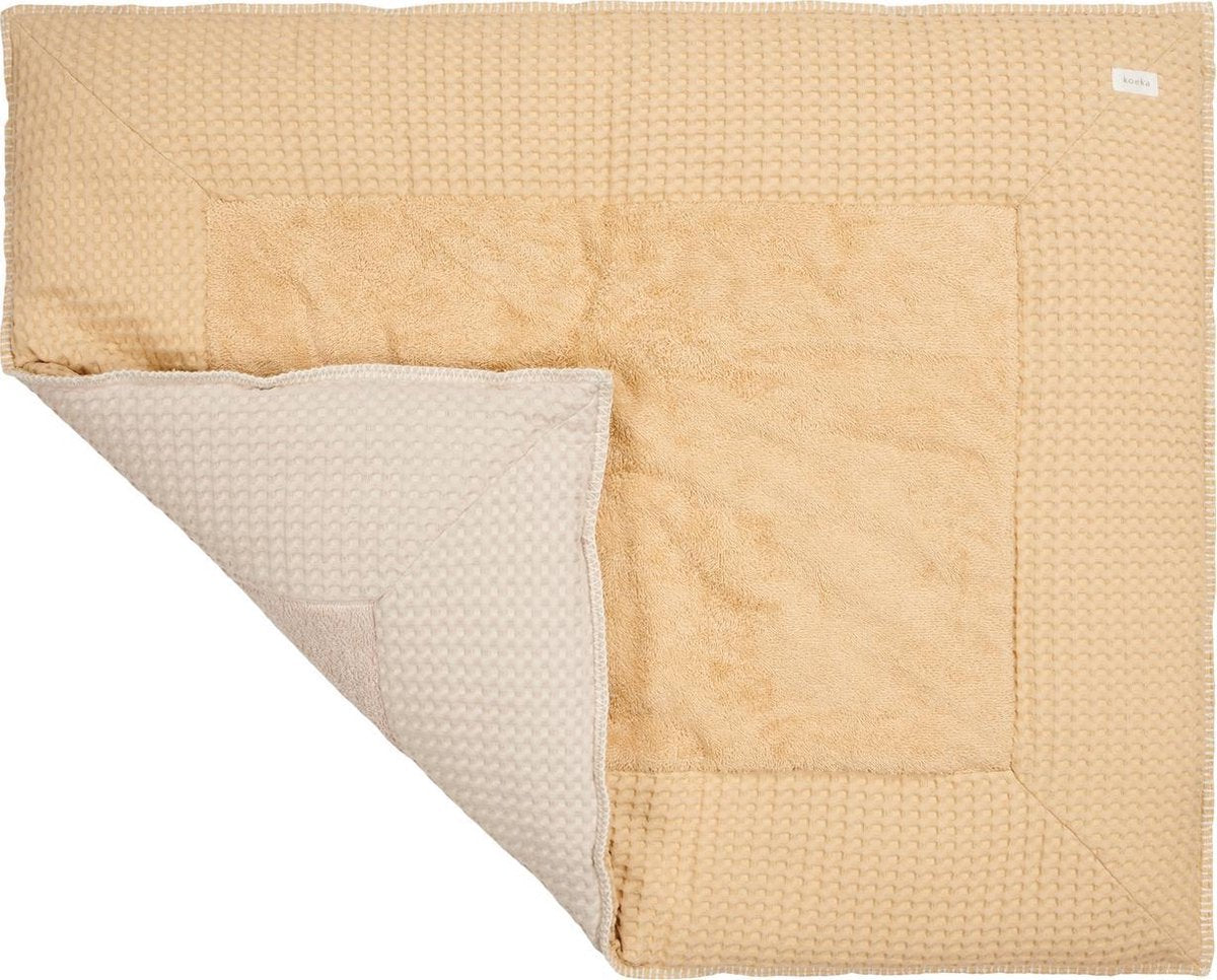 Koeka Boxkleed wafel Amsterdam - sahara/sand 75x95cm
