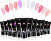 POLYGEL - Set van 12 kleuren - polygel kit - polygel kleuren - polygel nagels starterspakket - polygel nagels -nagelverlengingsgels - polygel set