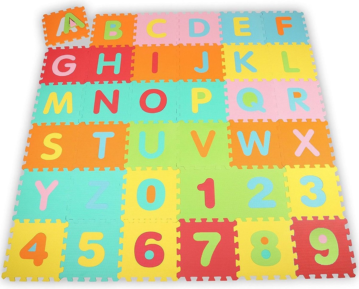 86-delige foam puzzelmat