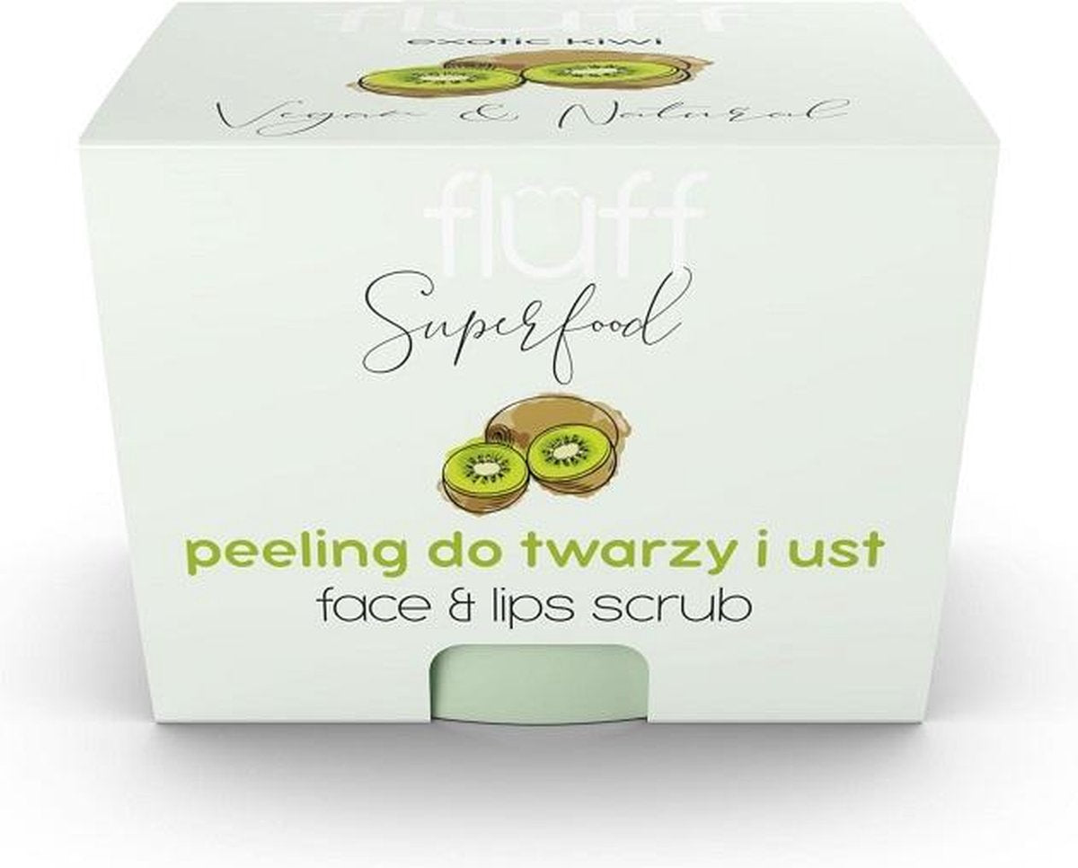 Fluff - Face And Lips Scrub Peeling Into Face And Mouth Kiwi 80G