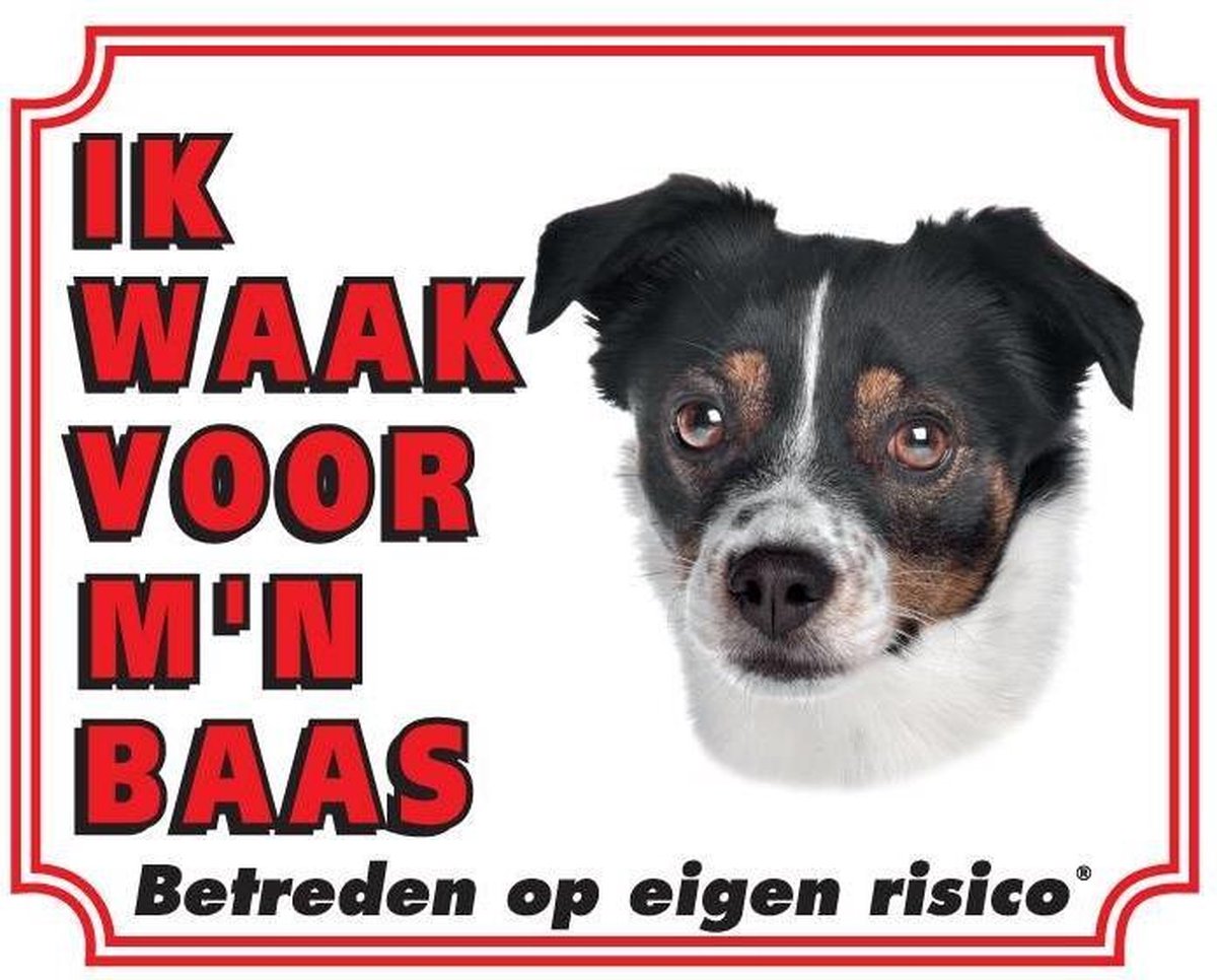 Boerenfox Waakbord - Ik waak voor mijn baas