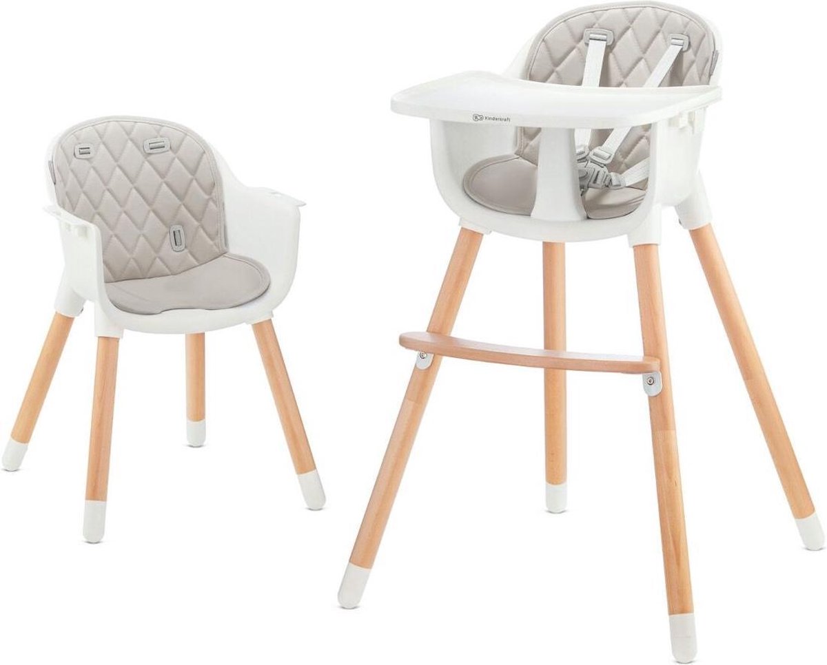 Kinderkraft Kinderstoel 2 in 1 Sienna Grijs