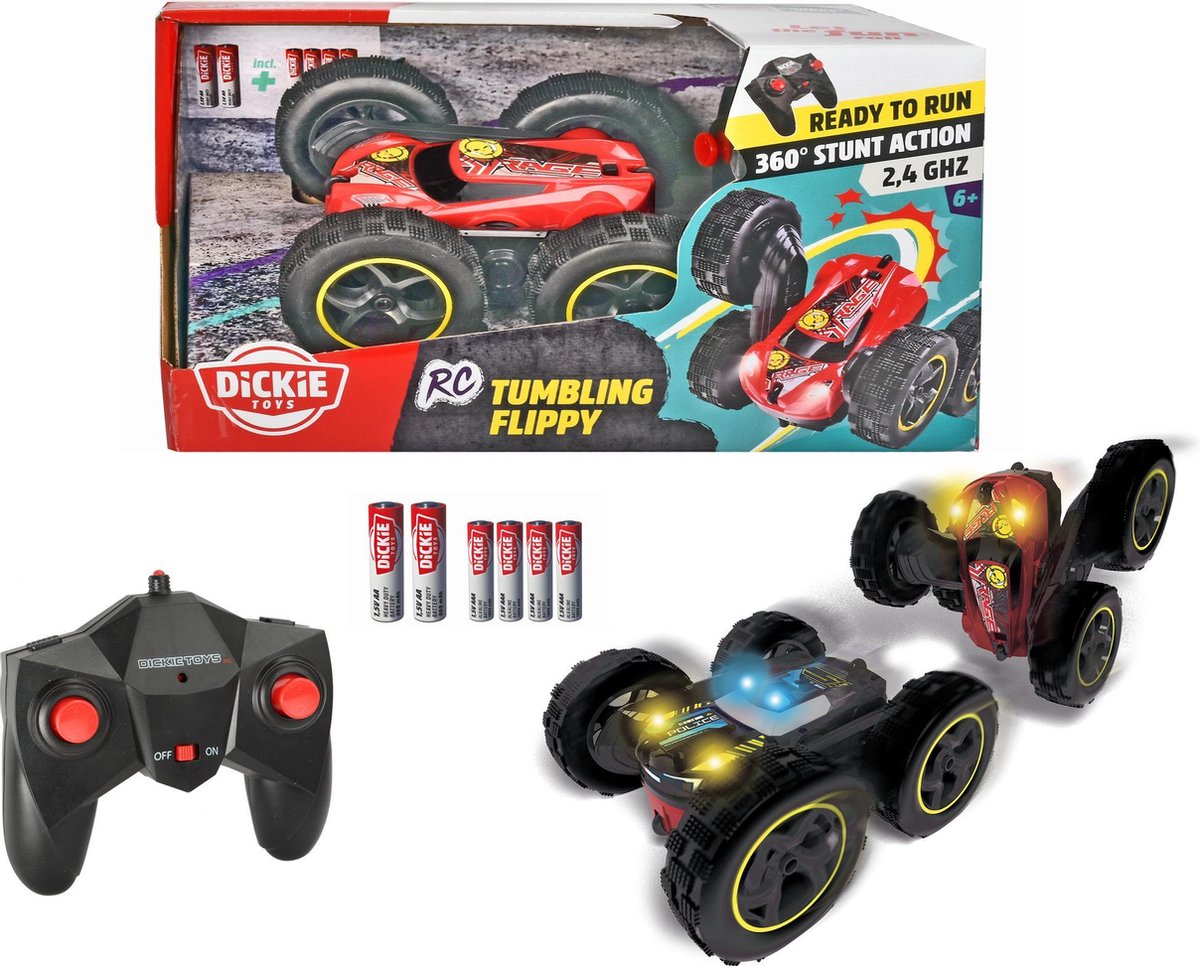 Dickie Toys Tumbling Flippy RTR 1:28 - Bestuurbare auto