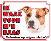 American Staffordshire Terrier Waakbord