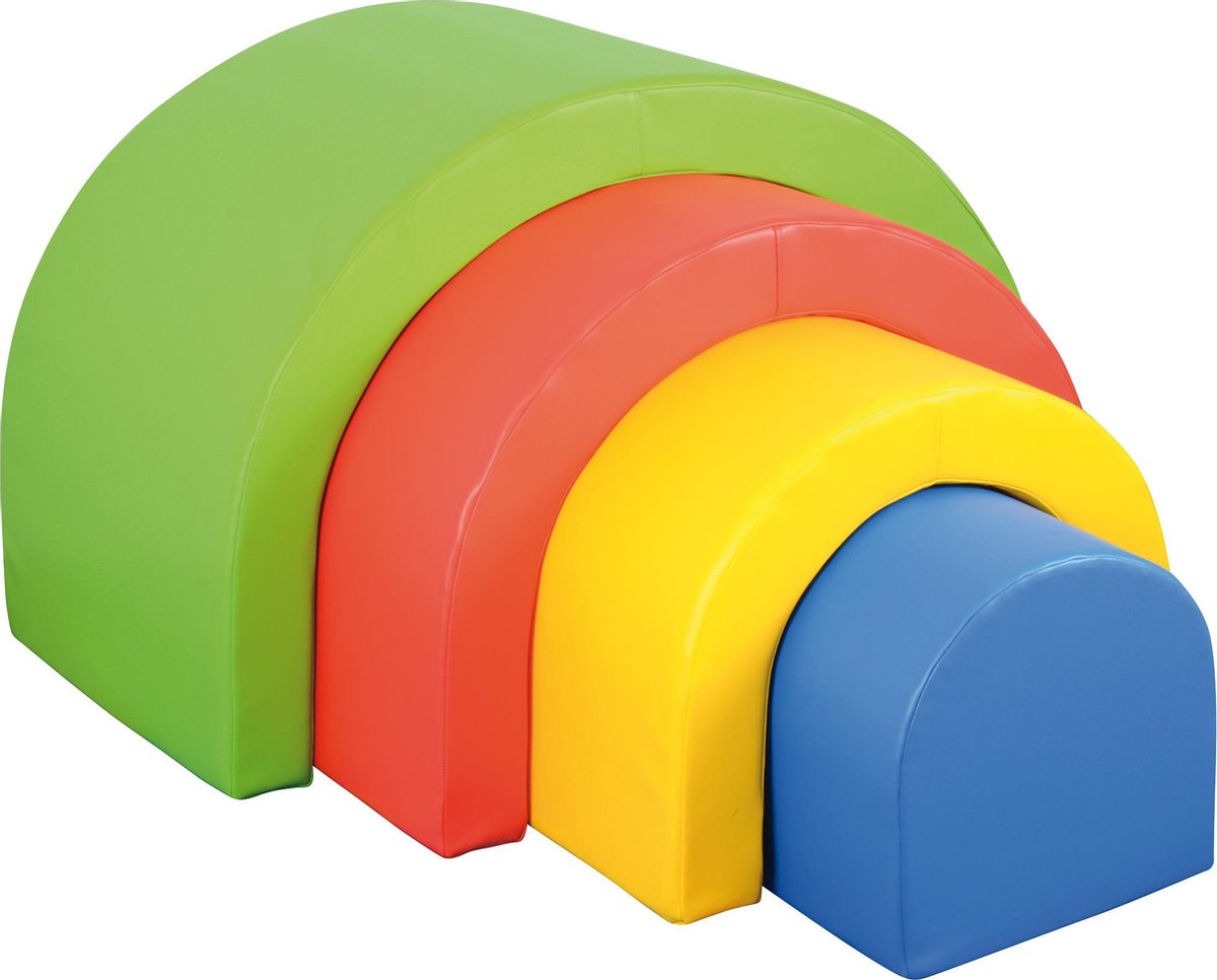 Regenbogen softplay set