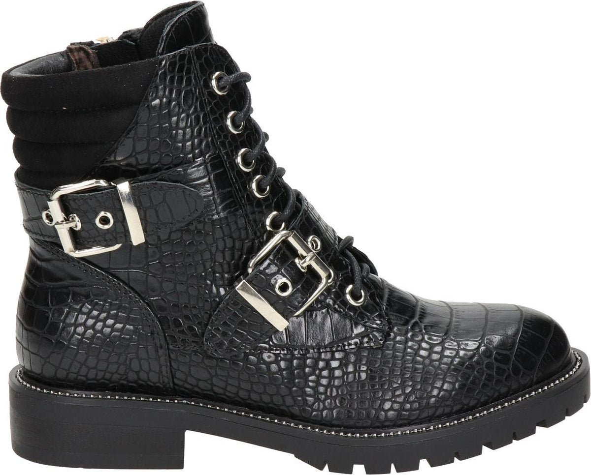 Dolcis dames bikerboot - Zwart - Maat 36