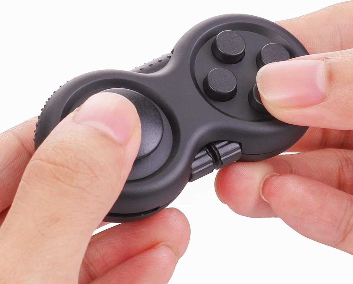 Creartix - Fidget Pad - Pop It - Anti Stress Pad - Zwart