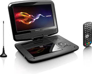 Lenco DVP-9413 - Portable DVD-speler met DVT-T2 - 9 inch - Zwart