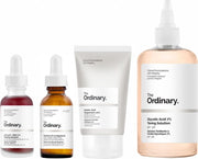 Uneven Skin Texture Kit The Ordinary Aha 30+ % 2% Peeling Solution The Ordinary Azelaic Acid Suspension 10% The Ordinary Glycolic Acid 7% Toning Solution The Ordinary Retinol 0.2% in Squalane - Tegen oneffenheden voor een egale huid