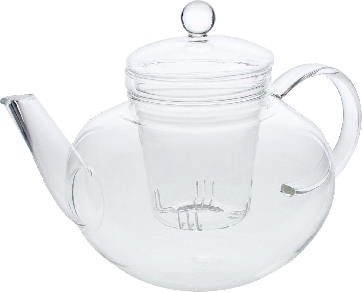 Theepot - Theepot glas - Glazen theepot met filter - Classics II - 1200 ml