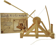 Leonardo Da Vinci katapult – bouwpakket katapult –  schaalmodel – houten speelgoed - speelgoed voor volwassenen