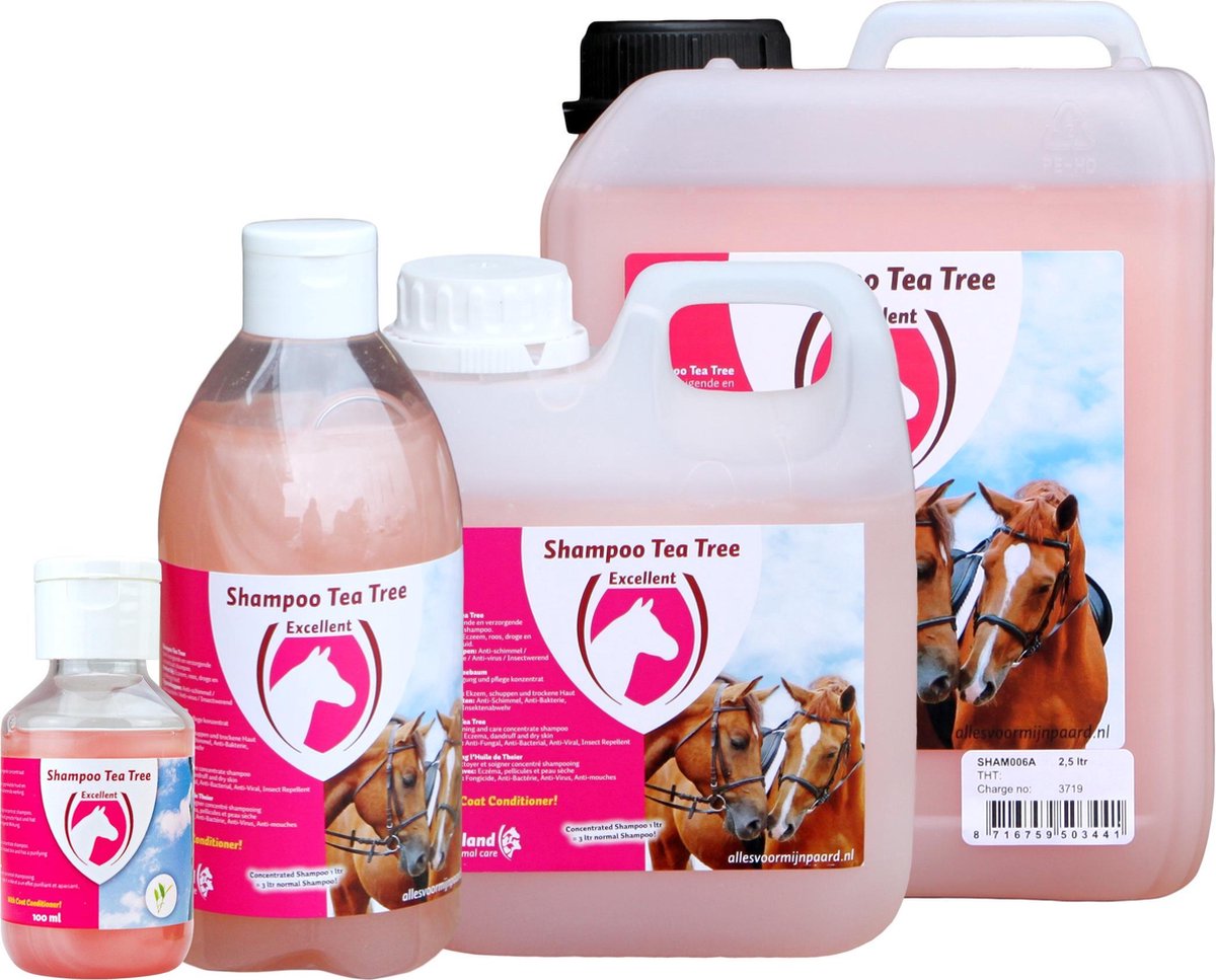 Shampoo Tea Tree Horse - Paardenshampoo 1x 1 Ltr