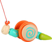 Small Foot Trekfiguur Slak 24 Cm Hout